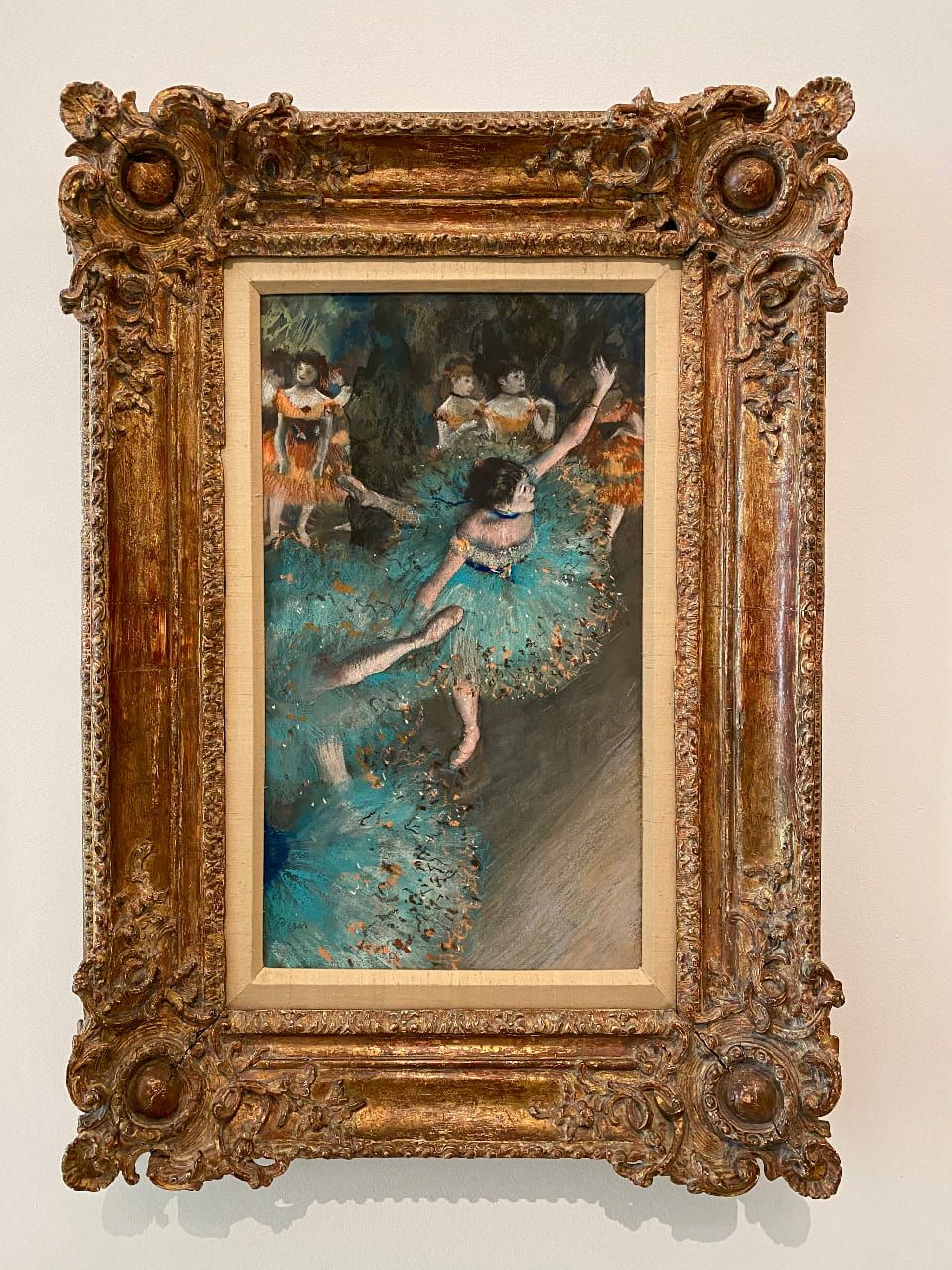 Obraz „Swaying Dancer” Edgar Degas w Muzeum Thyssen-Bornemisza