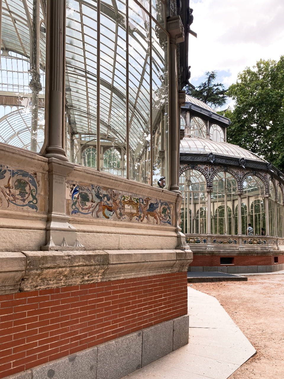 Palacio de Cristal w parku Retiro